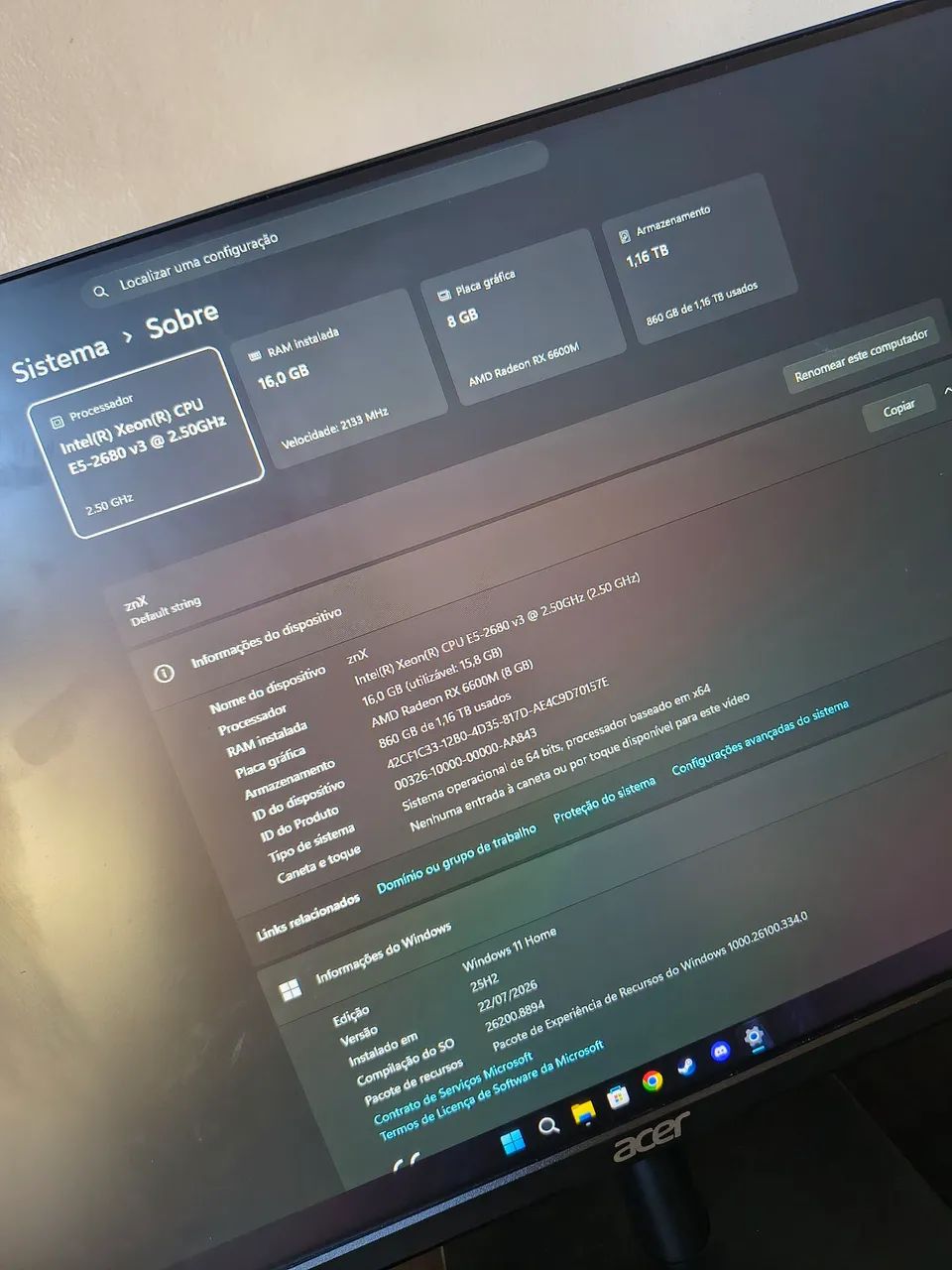 PC Gamer RX 6600 - Foto 2