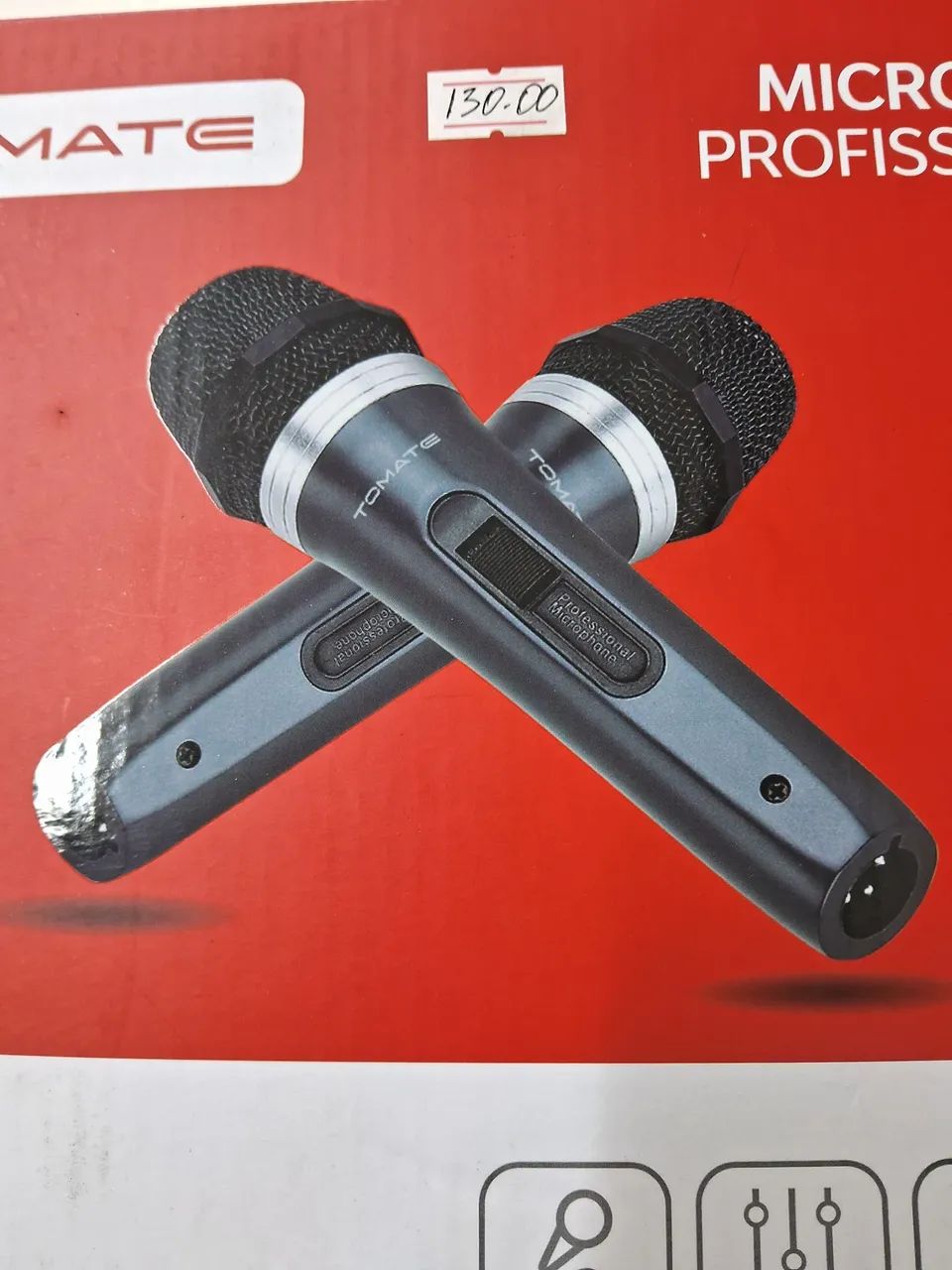 Microfone Duplo Profissional Tomate  MT-1003 - Foto 2