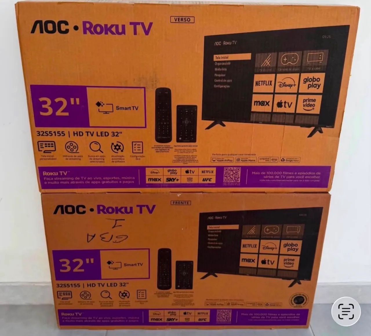 Tv 32 AOC lacrada com garantia em caruaru