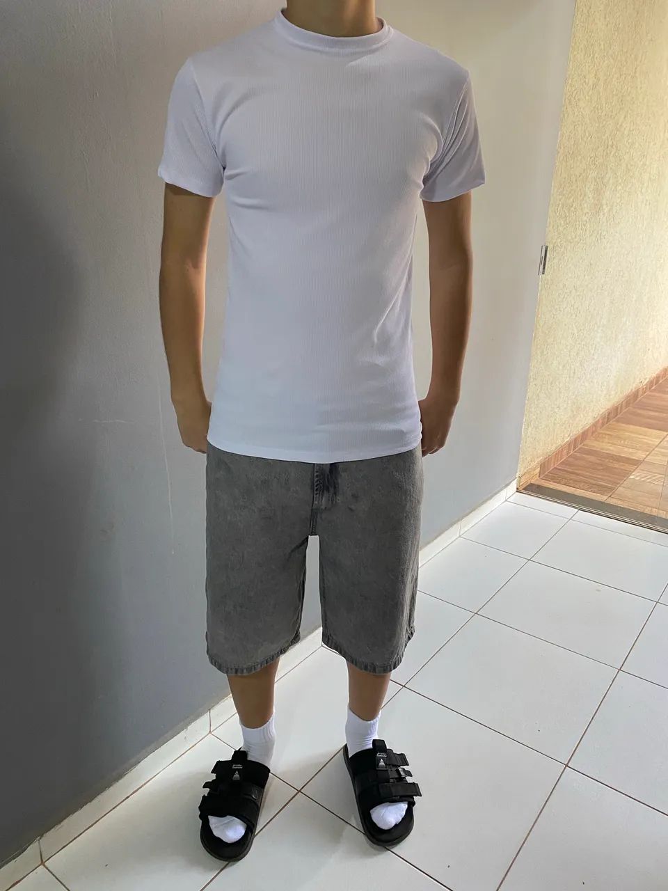 Camisa slim justinha(gringa canelada)