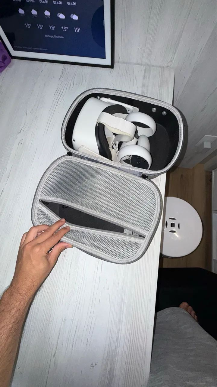 Oculus Quest 2 Vr Headset 256gb Branco - Seminovo - Foto 2