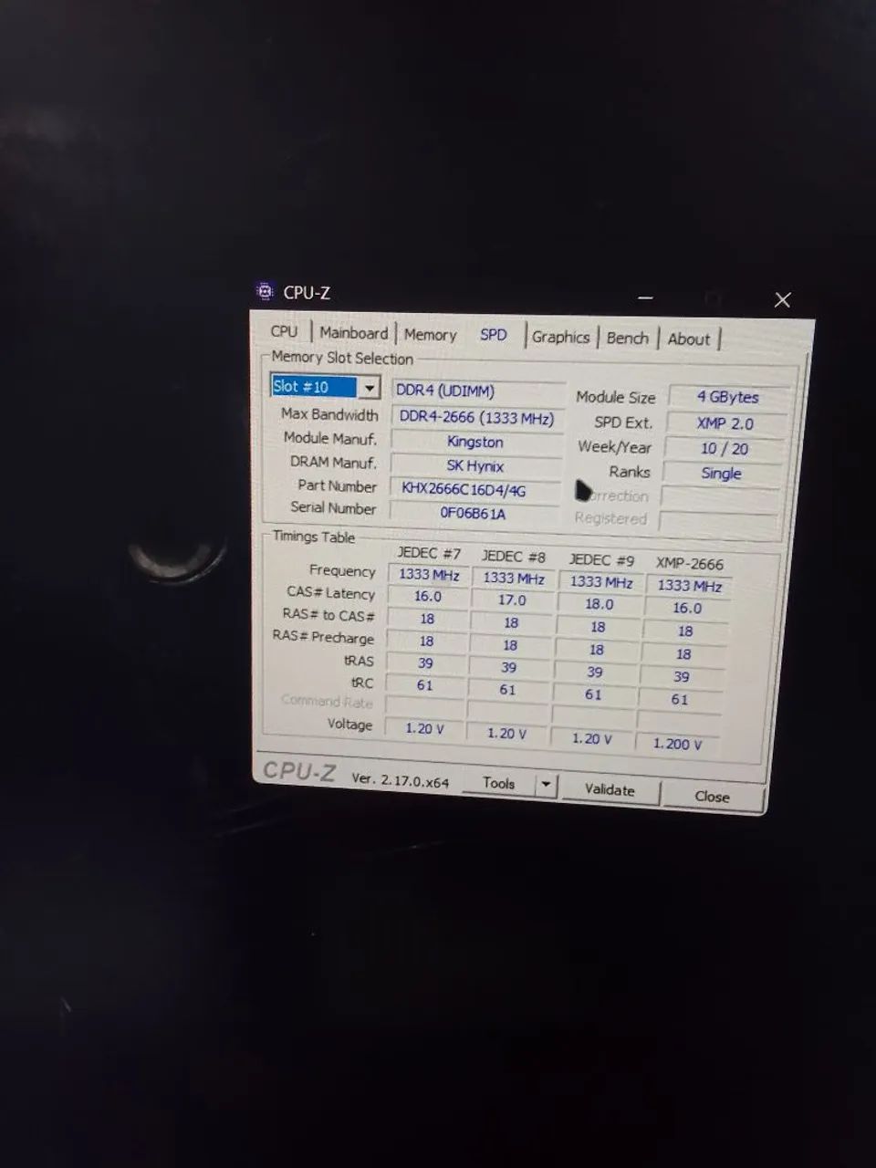 Memória RAM DDR4 4gb Hyperx - Foto 3