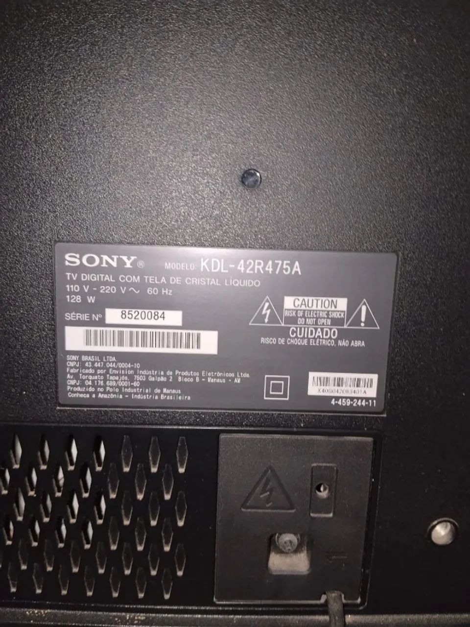  Sony Bravia 42 POLEGADAS ( LINHAS NA TELA ) - Foto 4