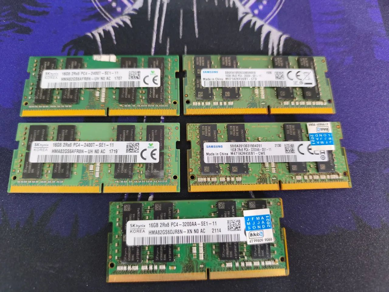 Memória 16gb ddr4 2400 notebook 