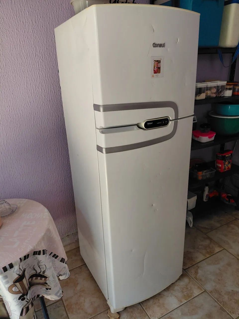 Geladeira com fogão 