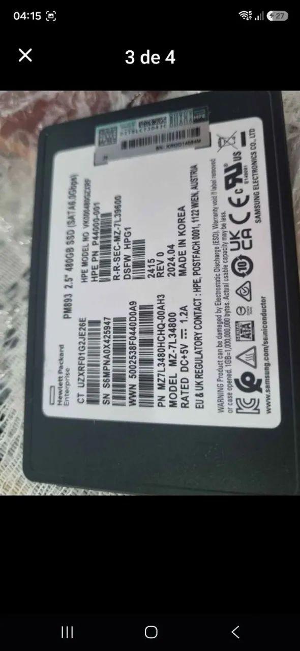 Memória ram dd3 de pc e dd4 de notebook  - Foto 5