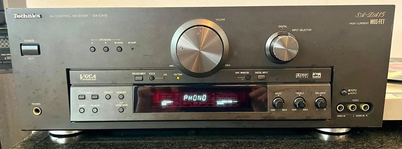 Receiver Technics SA-DA15 - MOS-FET - 500w - 100% Revisado