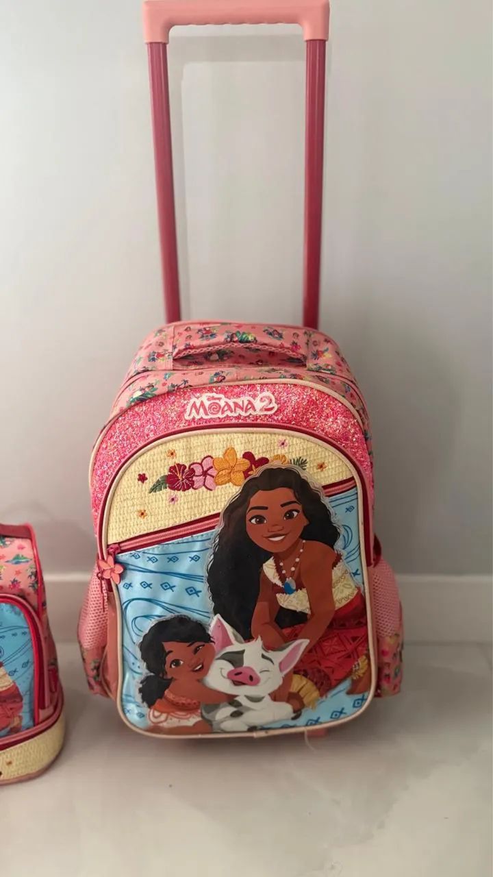Kit de mochila infantil Moana - Marca Bagaggio