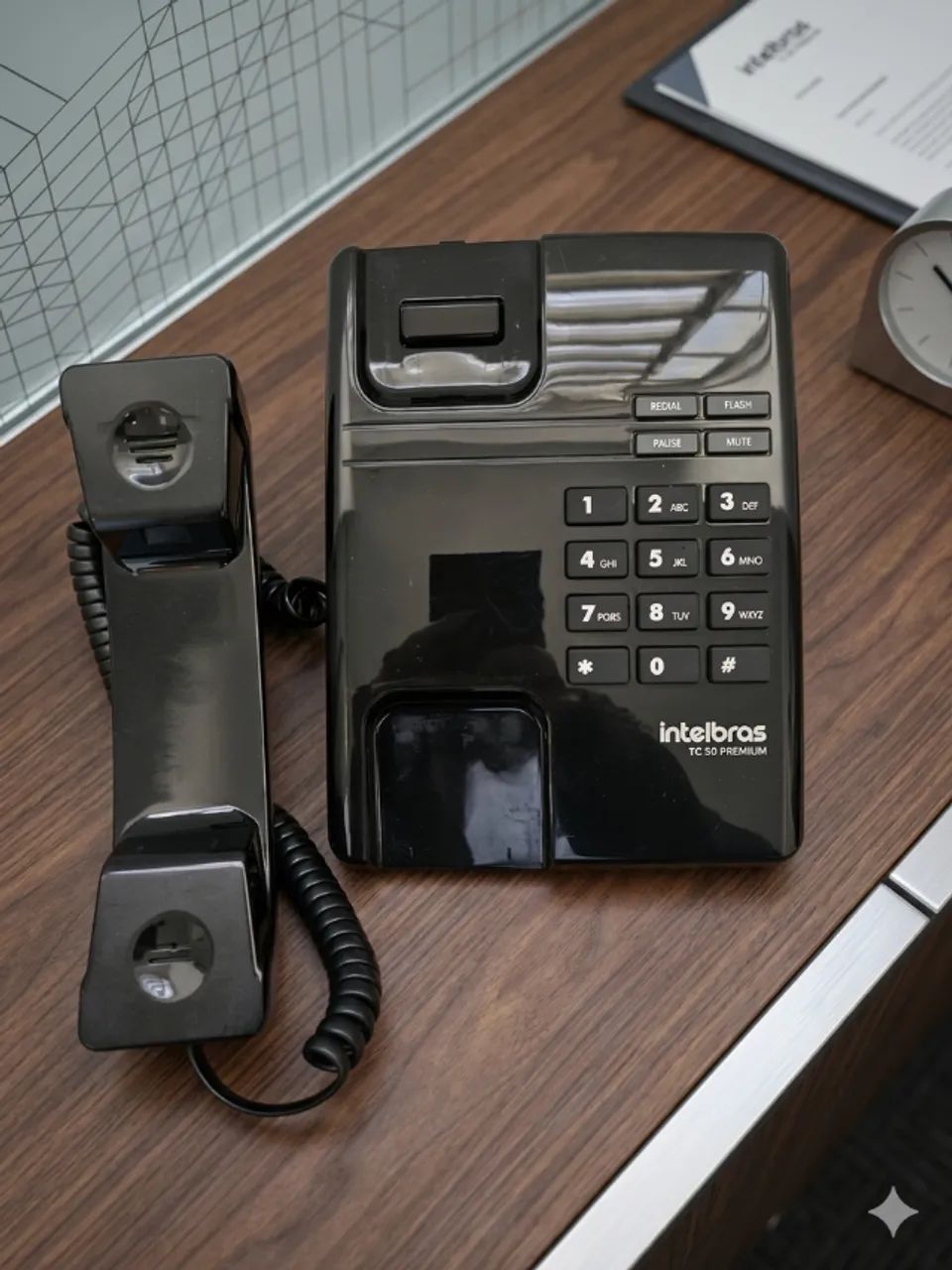 Telefone Fixo Com Fio Para Escritório, Consultório E Empresa TC 50 PREMIUM - USADO - Foto 3