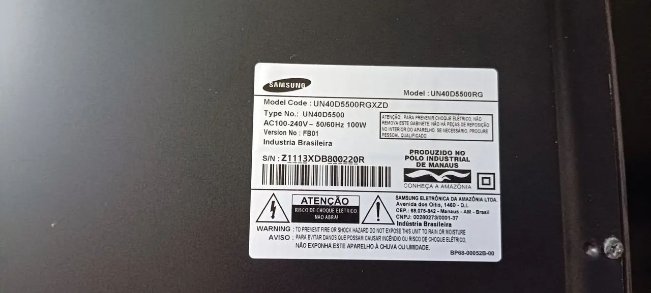SMARTV SAMSUNG 4O " COM DEFEITO DE PLACA  - Foto 4