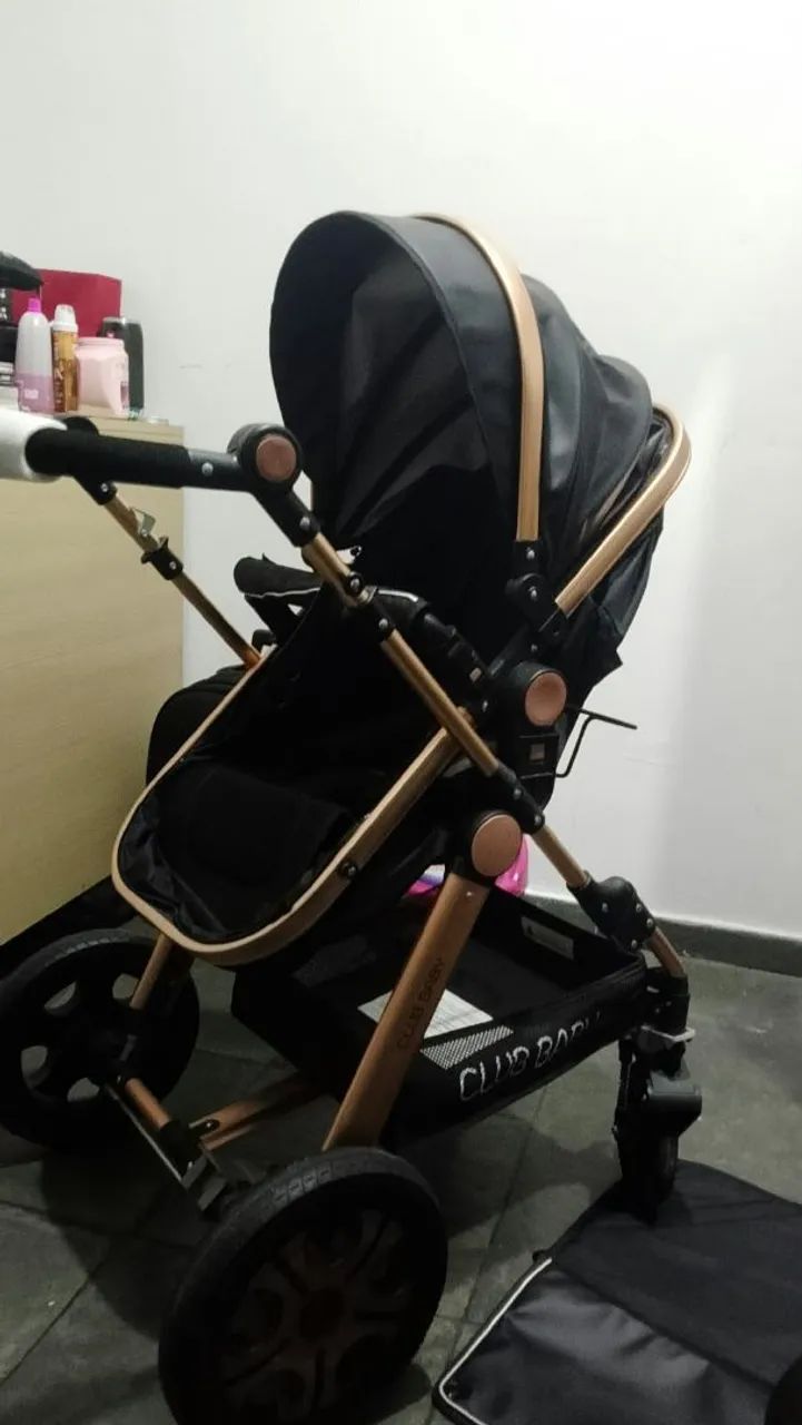 Carrinho de bebê Luxo Europeu Original  - Foto 3