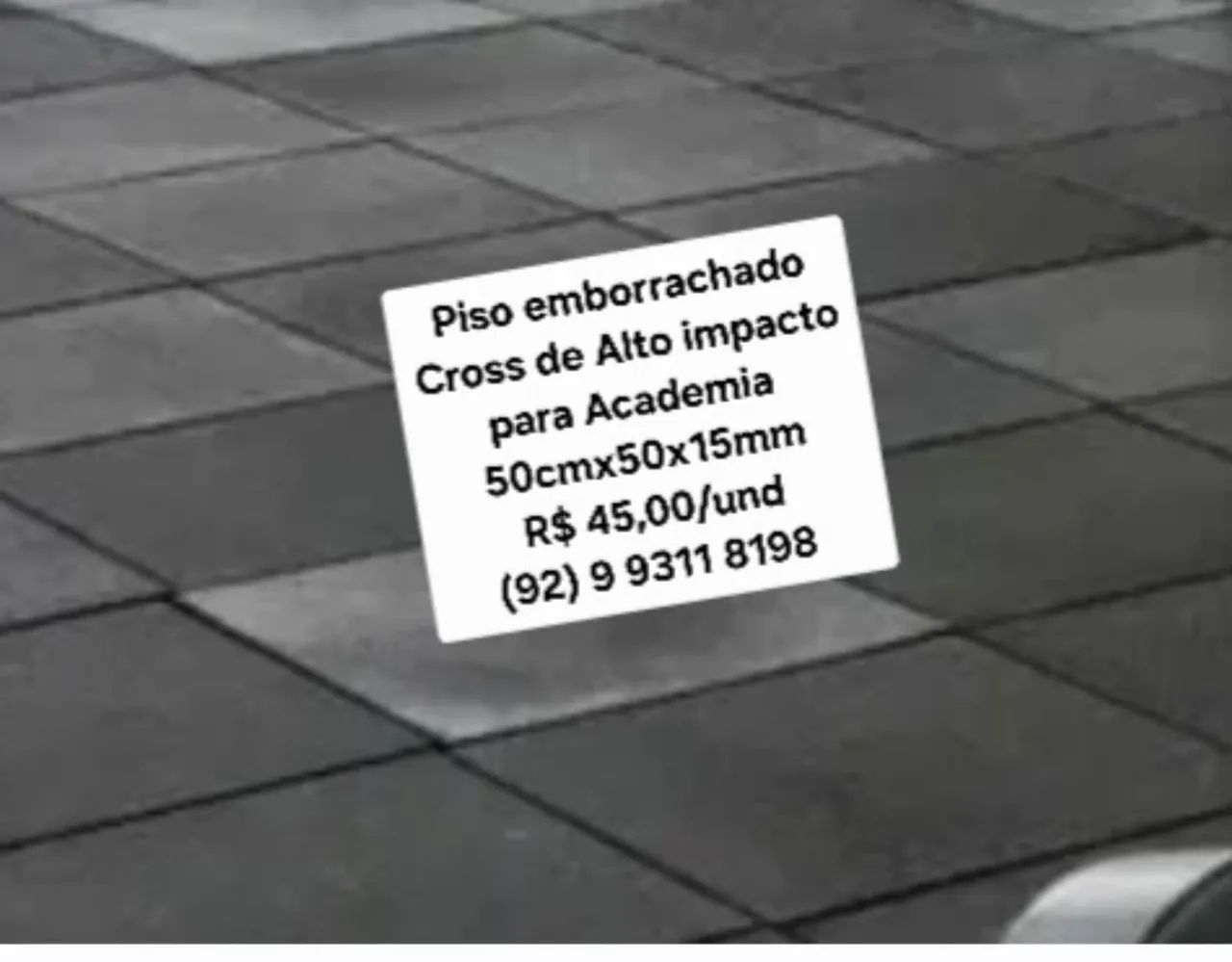 Piso emborrachado para academia   - Foto 5