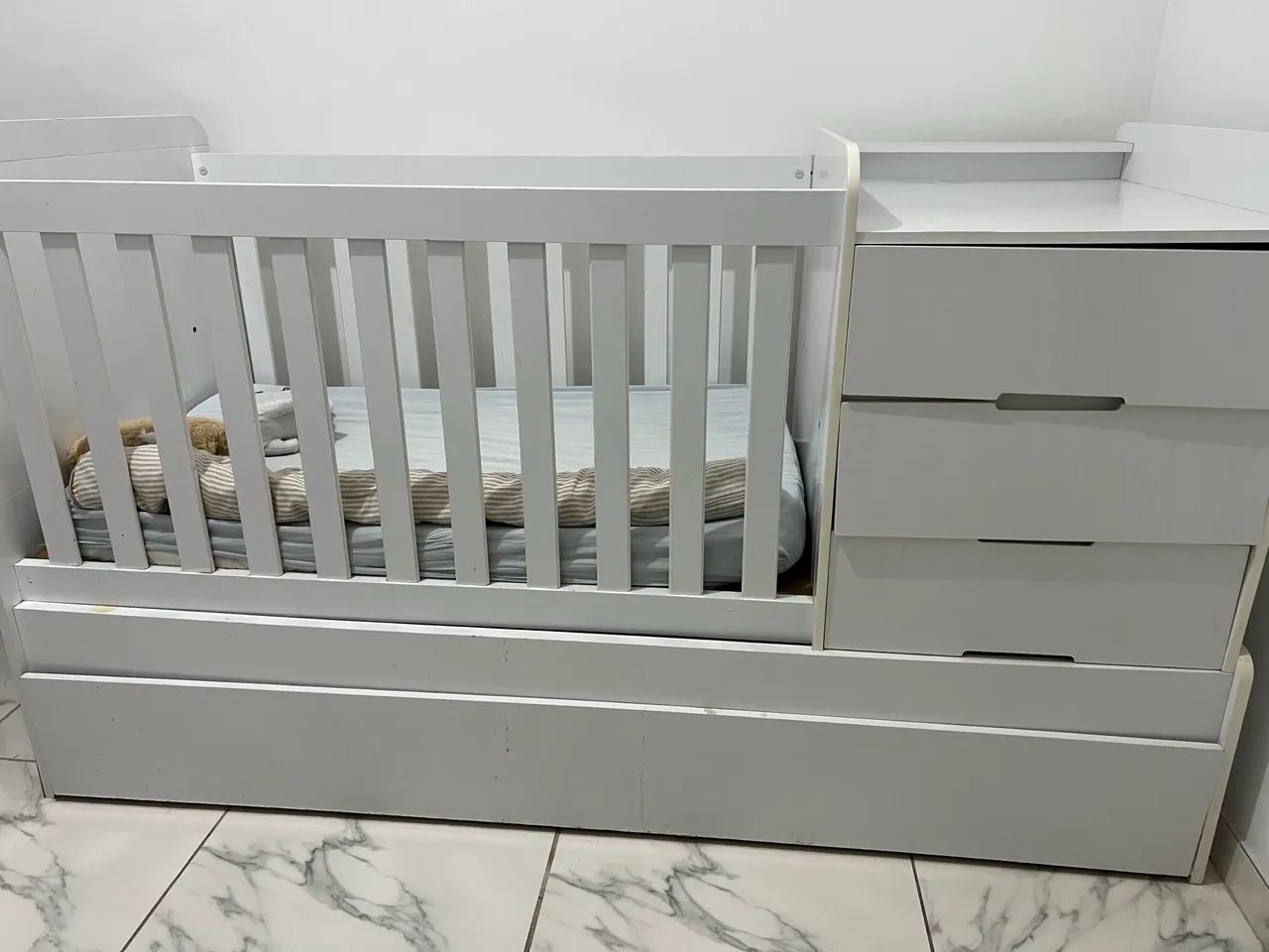 Berço 3 em 1 Carolina Baby