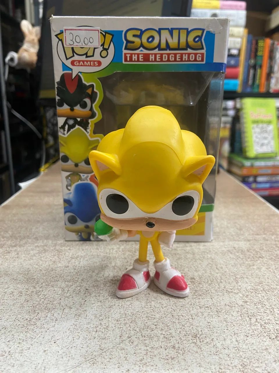 Funko pop Sonic Amarelo 