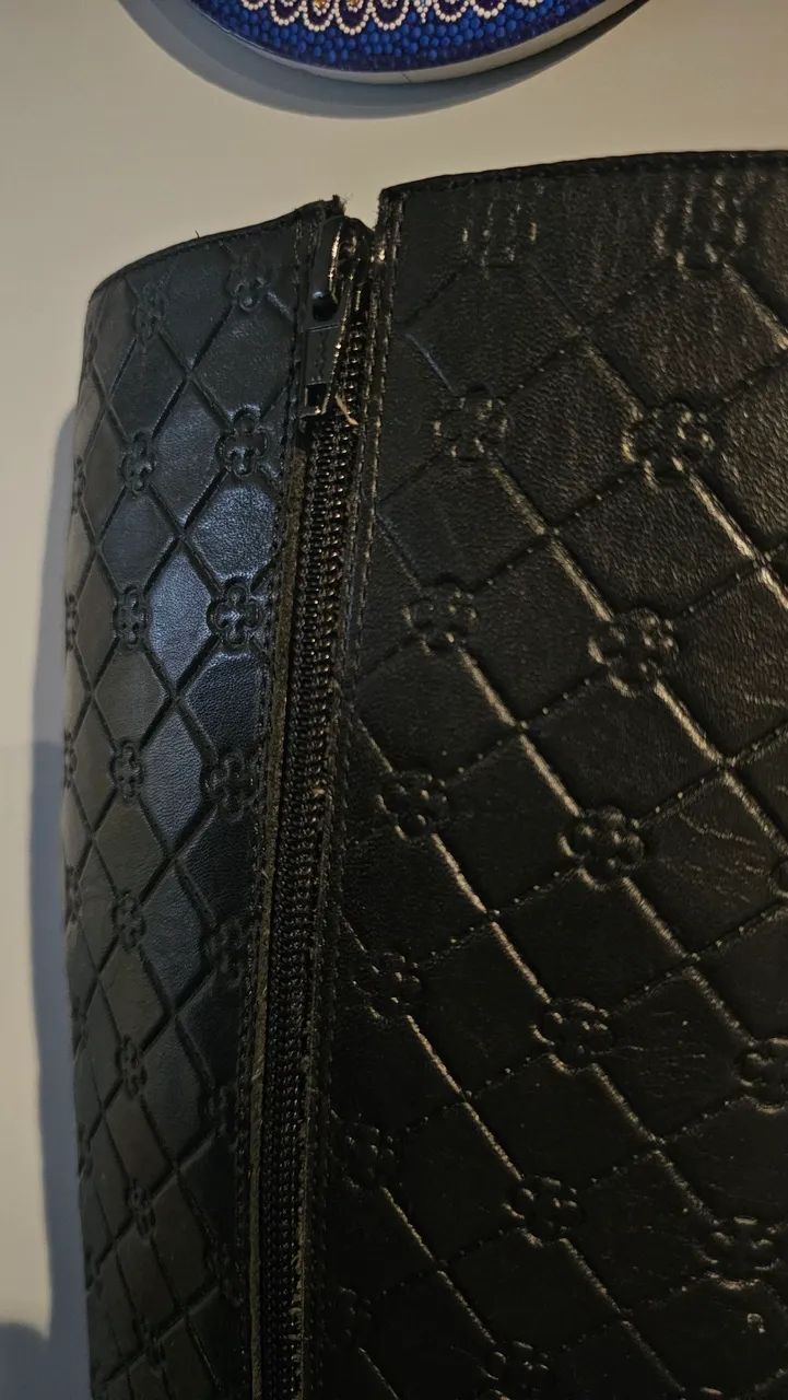 Bota Capodarte Couro Legítimo Preto 35 Br - Foto 3