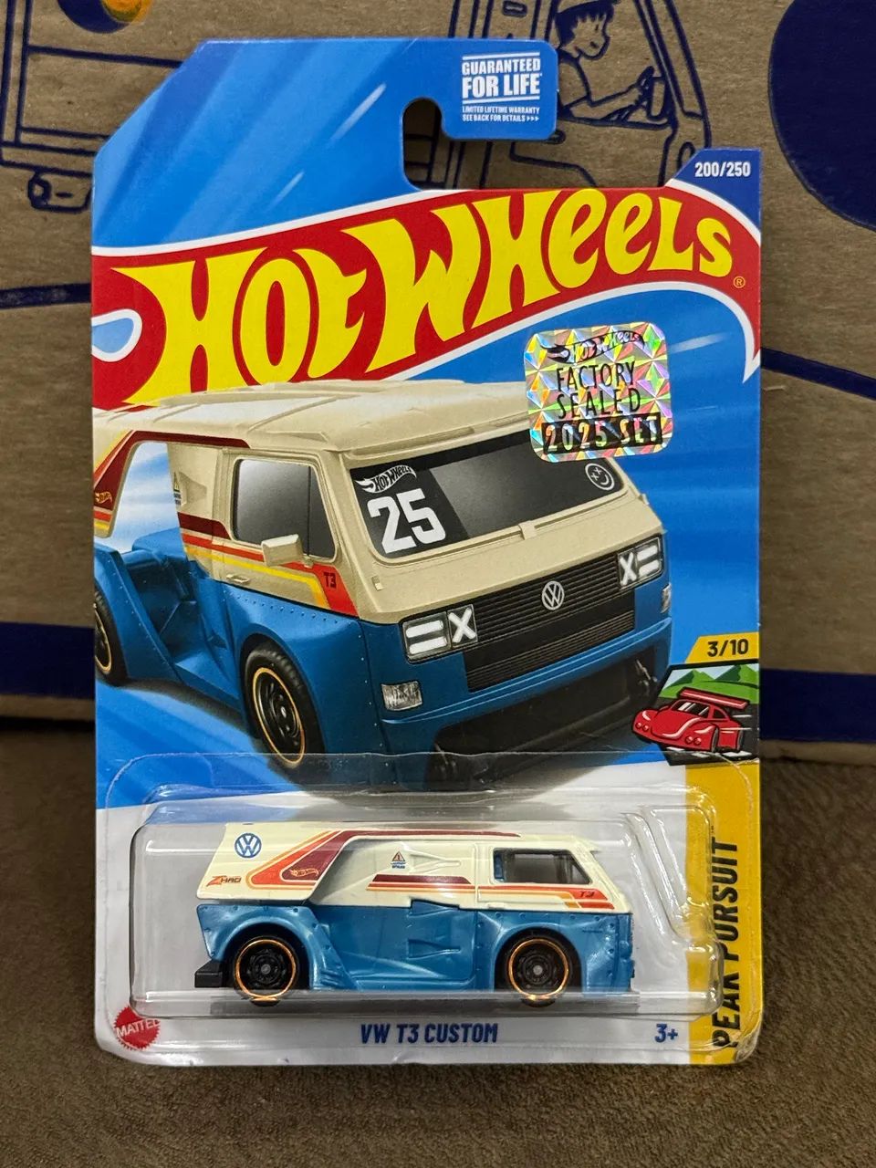 Hot Wheels - VW T3 Dupla Amarelo e Azul  - Foto 2