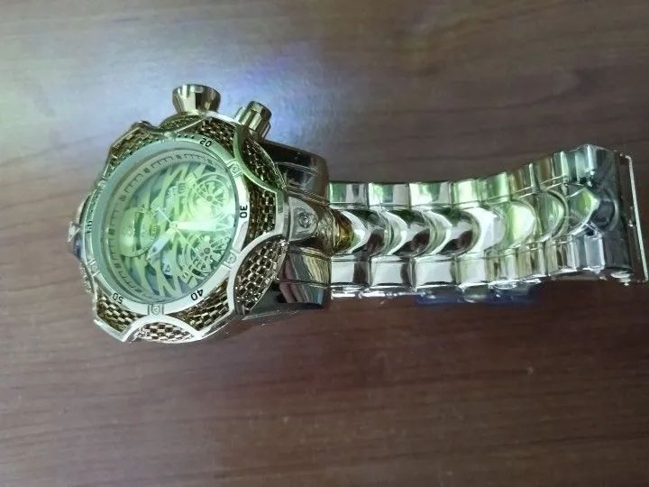 RELÓGIO INVICTA DOURADO  - Foto 2