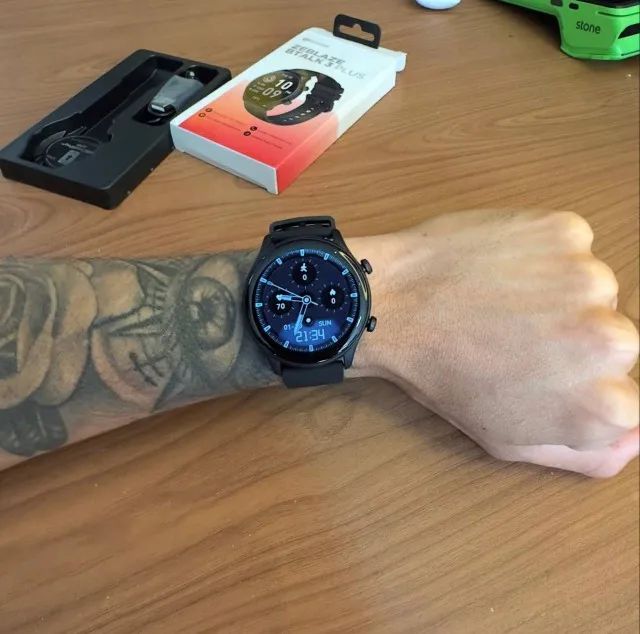 Smartwatch Zeblaze Btalk 3 Plus NOVO na Caixa Excelente - Foto 4