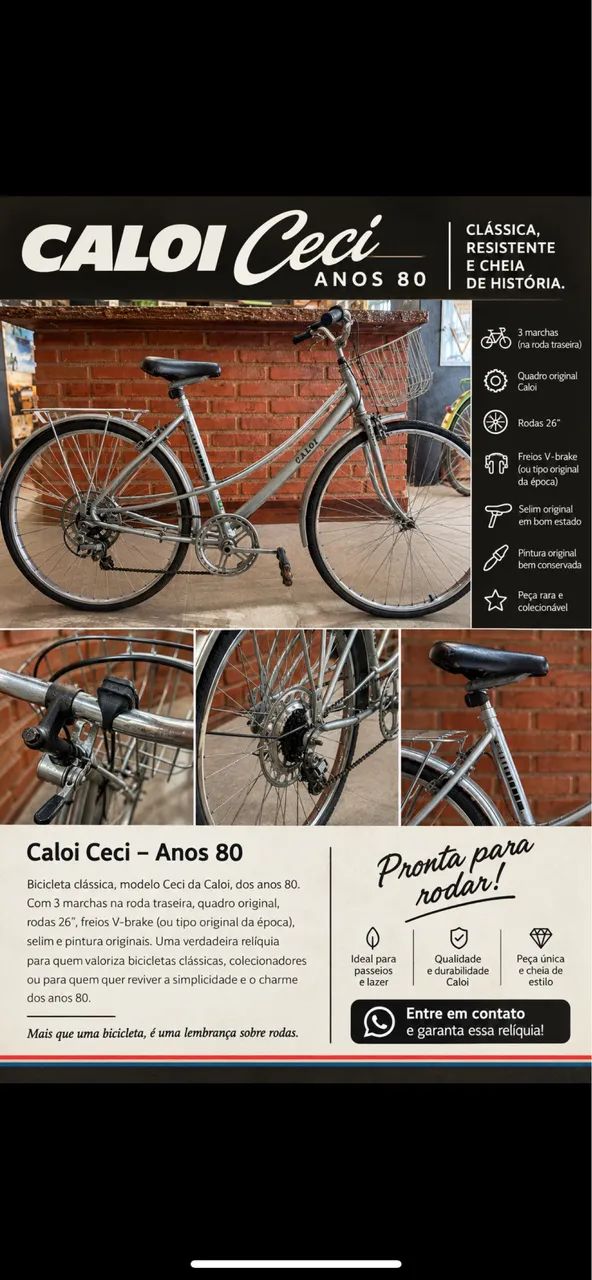 Bicicletas clássicas Vintage 
