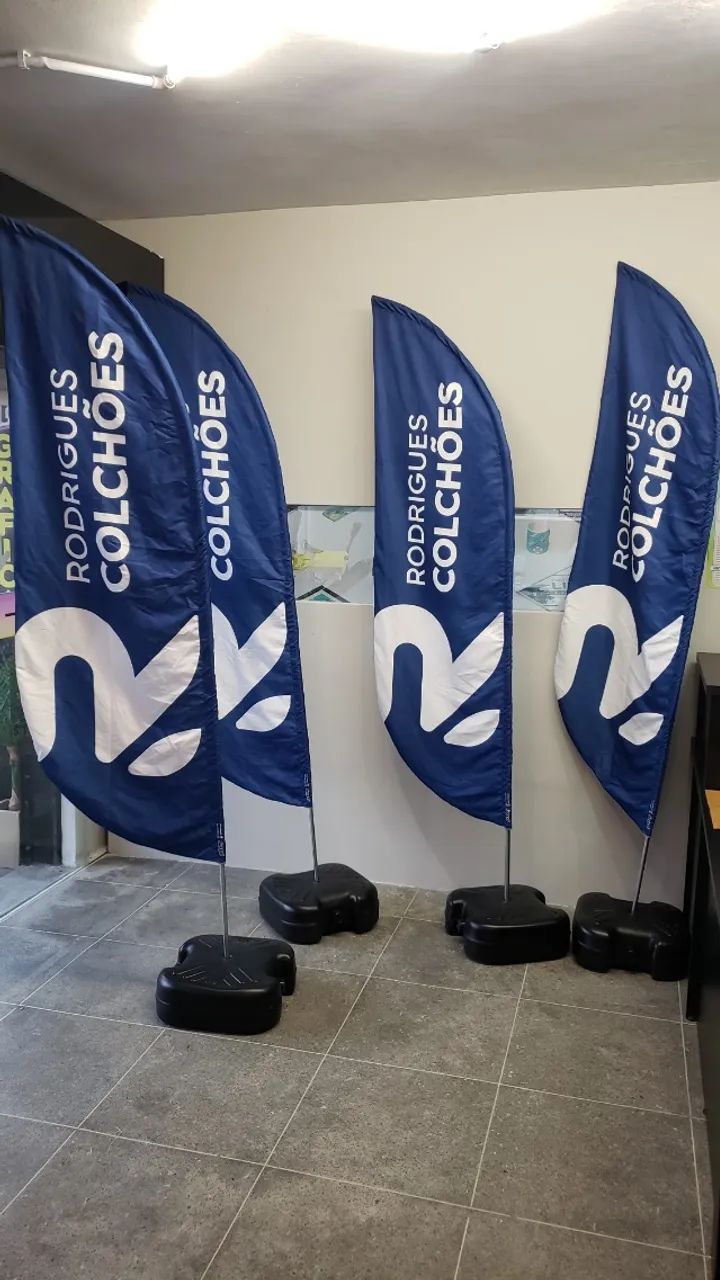 Wind banner para divulgação bandeiras personalizadas - Foto 2