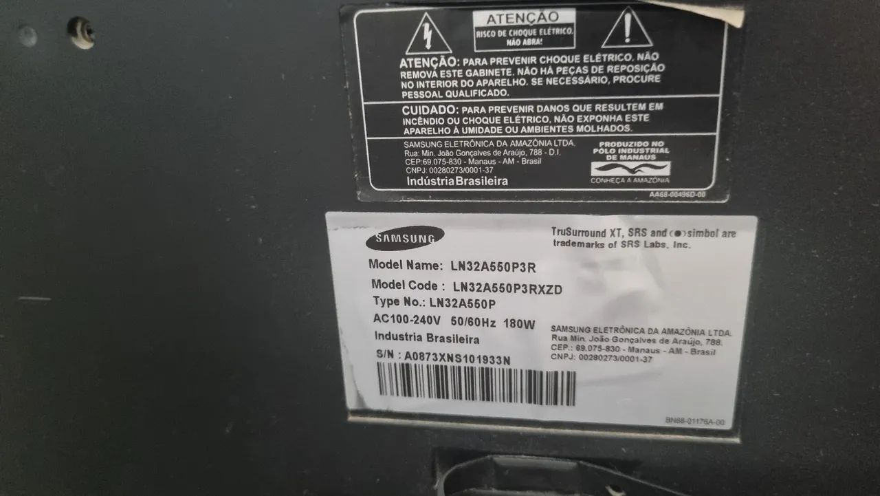 TV samsung 32 -  32LN32A550P - Foto 5