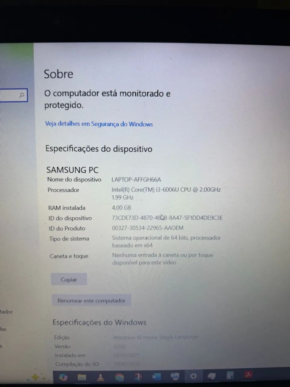 Notebook Samsung 15 polegadas core i3 , 1Tb memória  - Foto 3