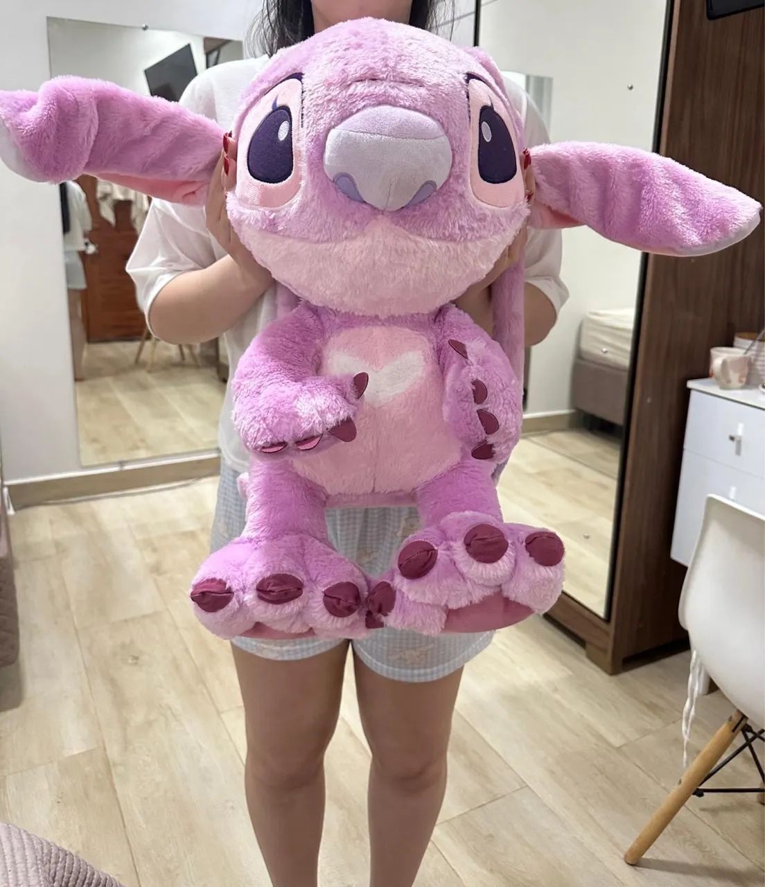 Vendo ursinho Lilo & stitch rosa