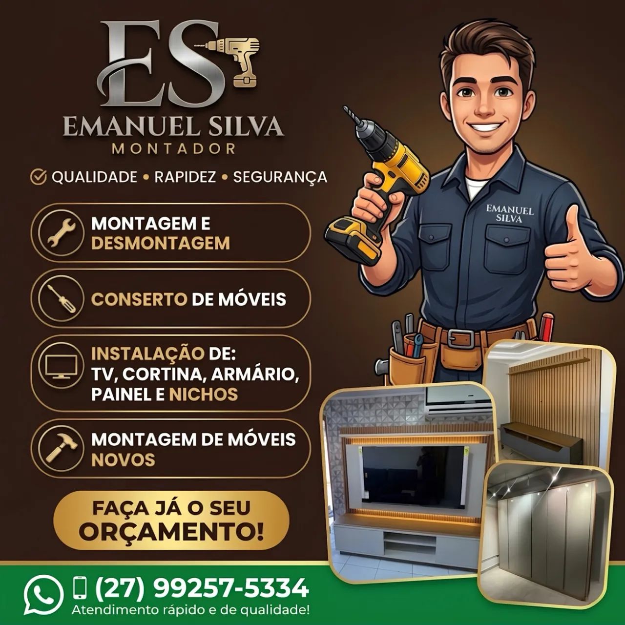 Se estiver precisando desmontar e montar seu movel e so me chamar - Foto 2