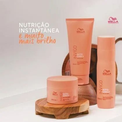 Kit Wella Nutri-Enrich Shampoo Condicionador e Máscara Original