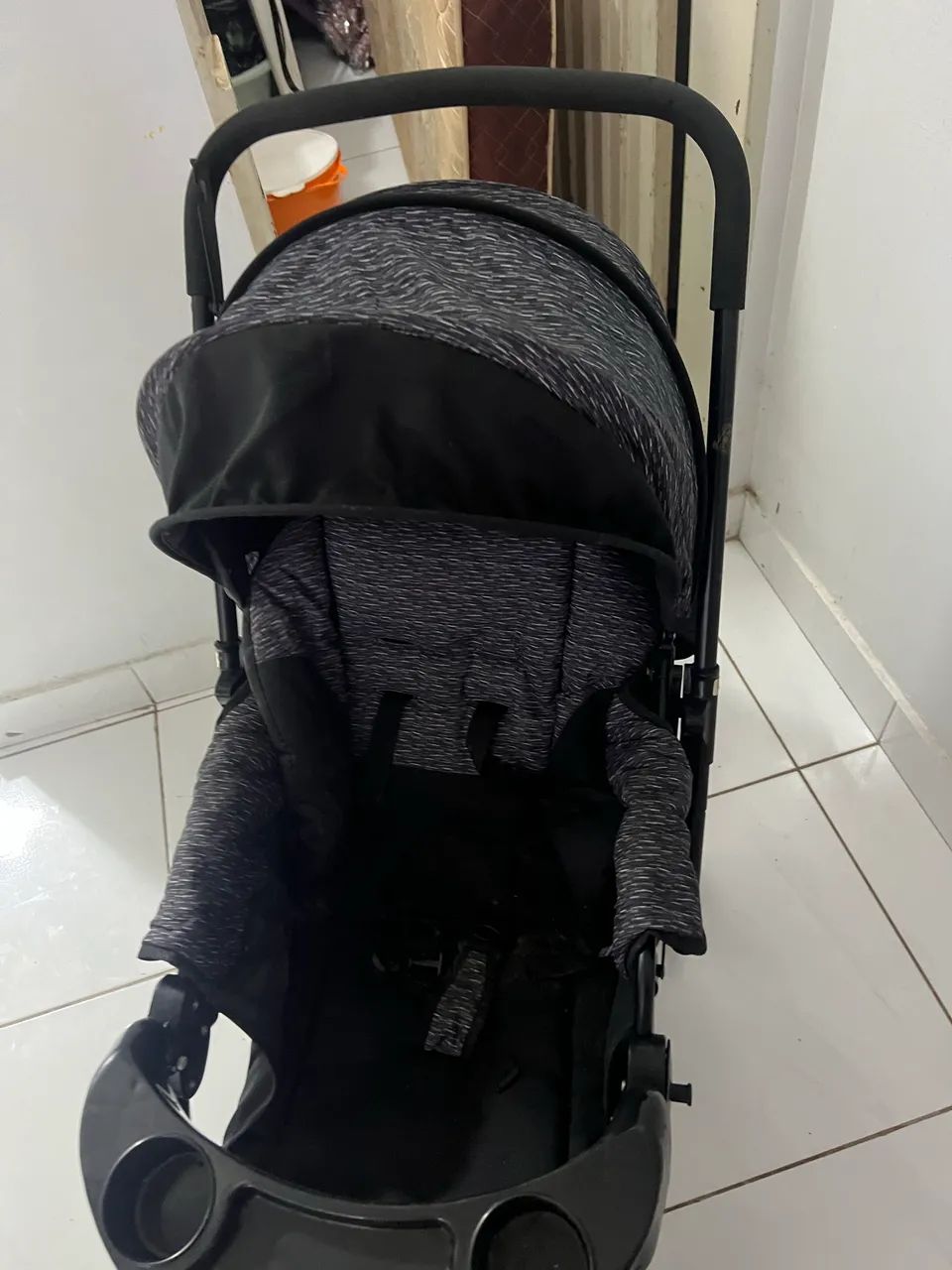 Conjunto carrinho mais bebê conforto - Foto 3