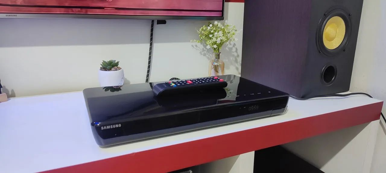 Leitor de DVD e CD Samsung 