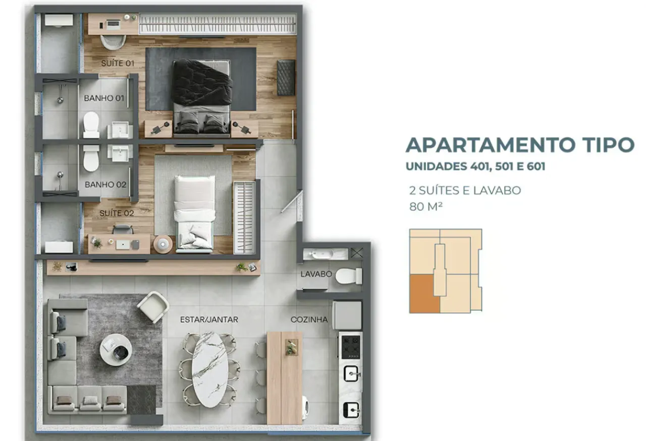 PLANTA 75m²
