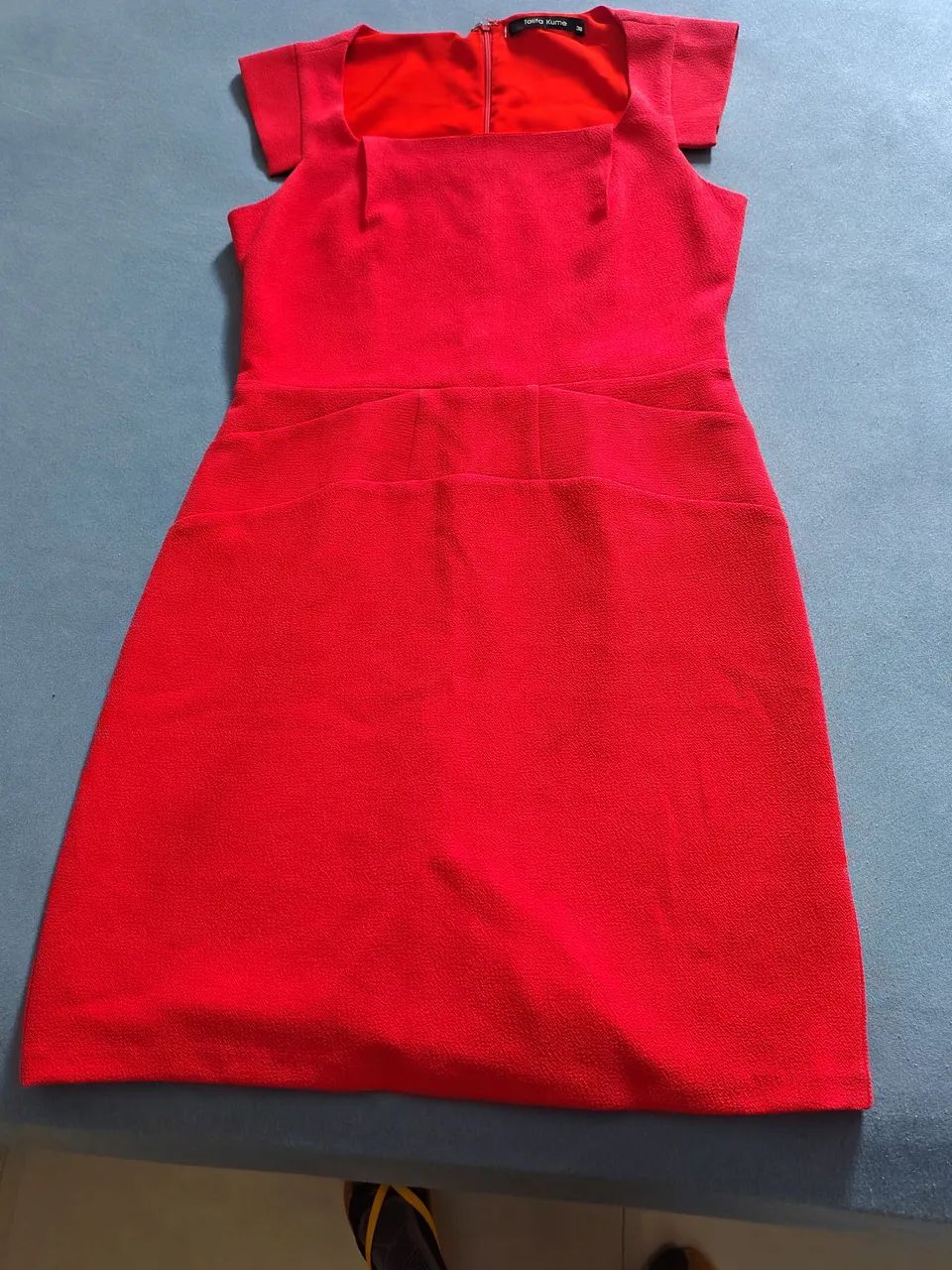 Vestido casual Midi forrado 