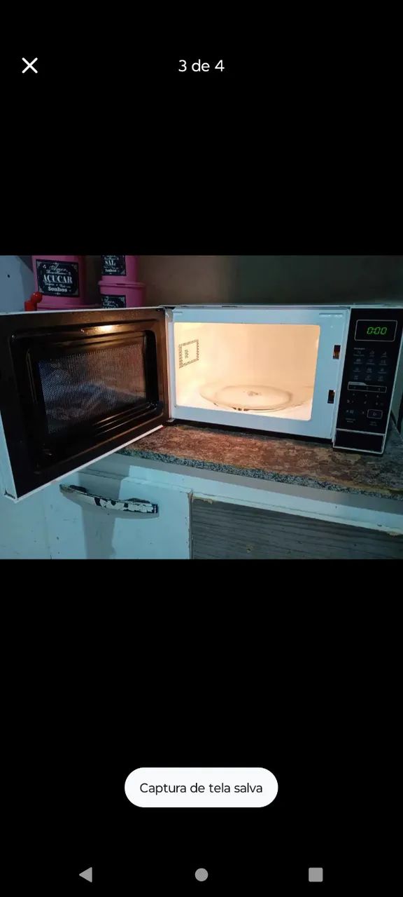 Microondas Midea 20L, 127v. R$ 220,00 - Foto 4