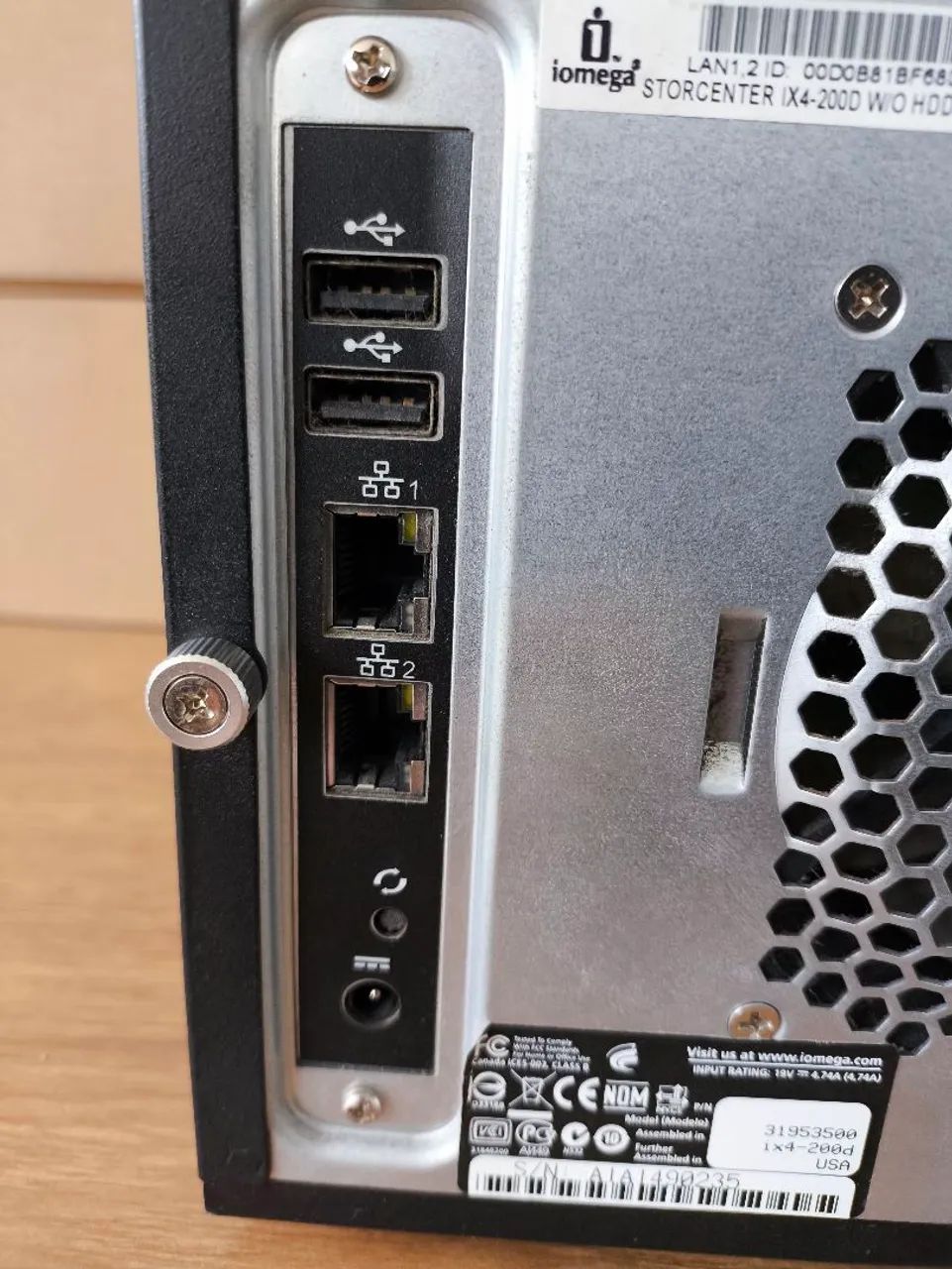 Storage iomega ix4-200d com 4x1TB WD PURPLE - Foto 5