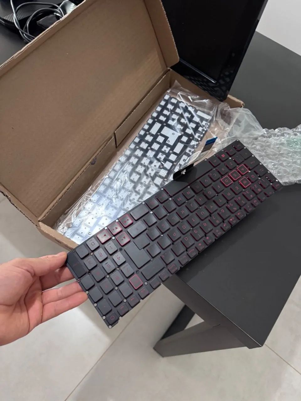 Teclado Para Notebook Acer Nitro An515-54-58cl - Foto 2