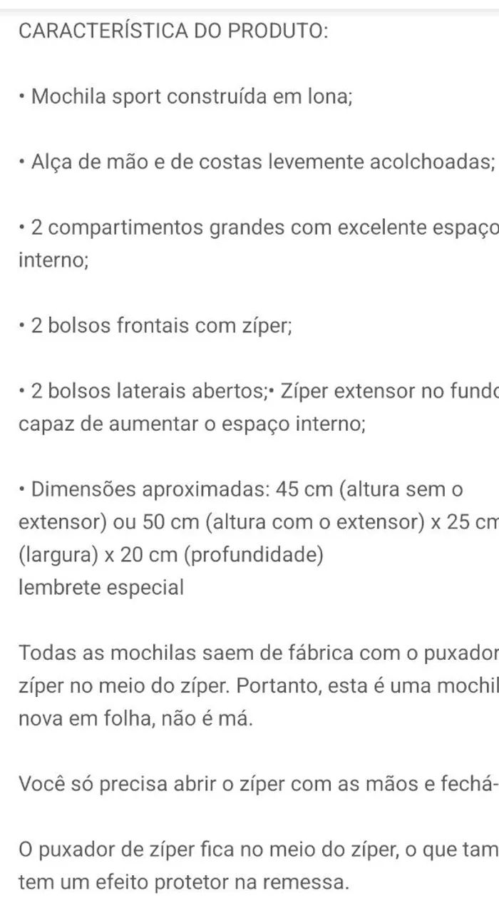 Mochila de Lona  - Foto 3