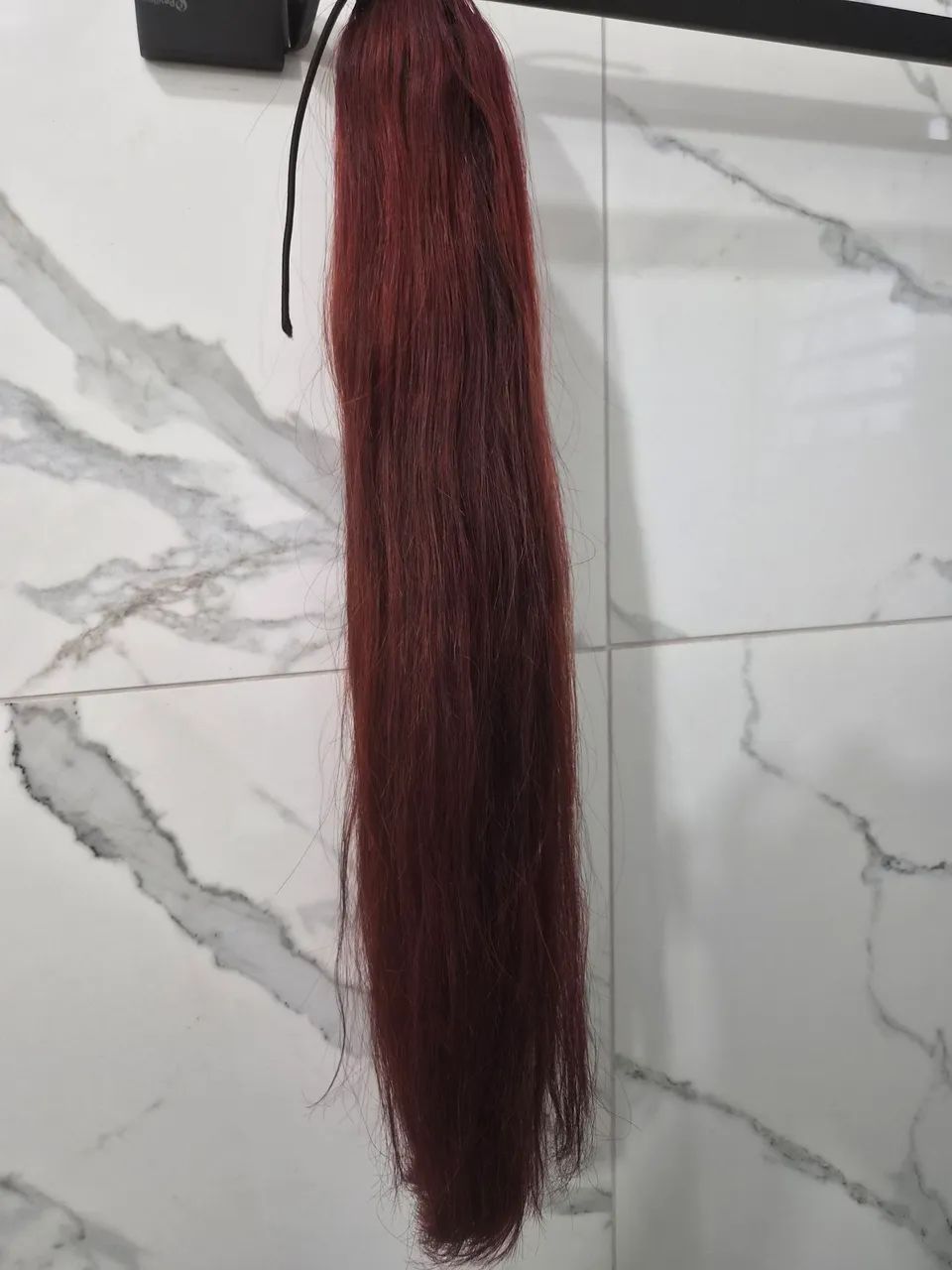 Rabo de cavalo mega hear com cabelo humano  - Foto 2