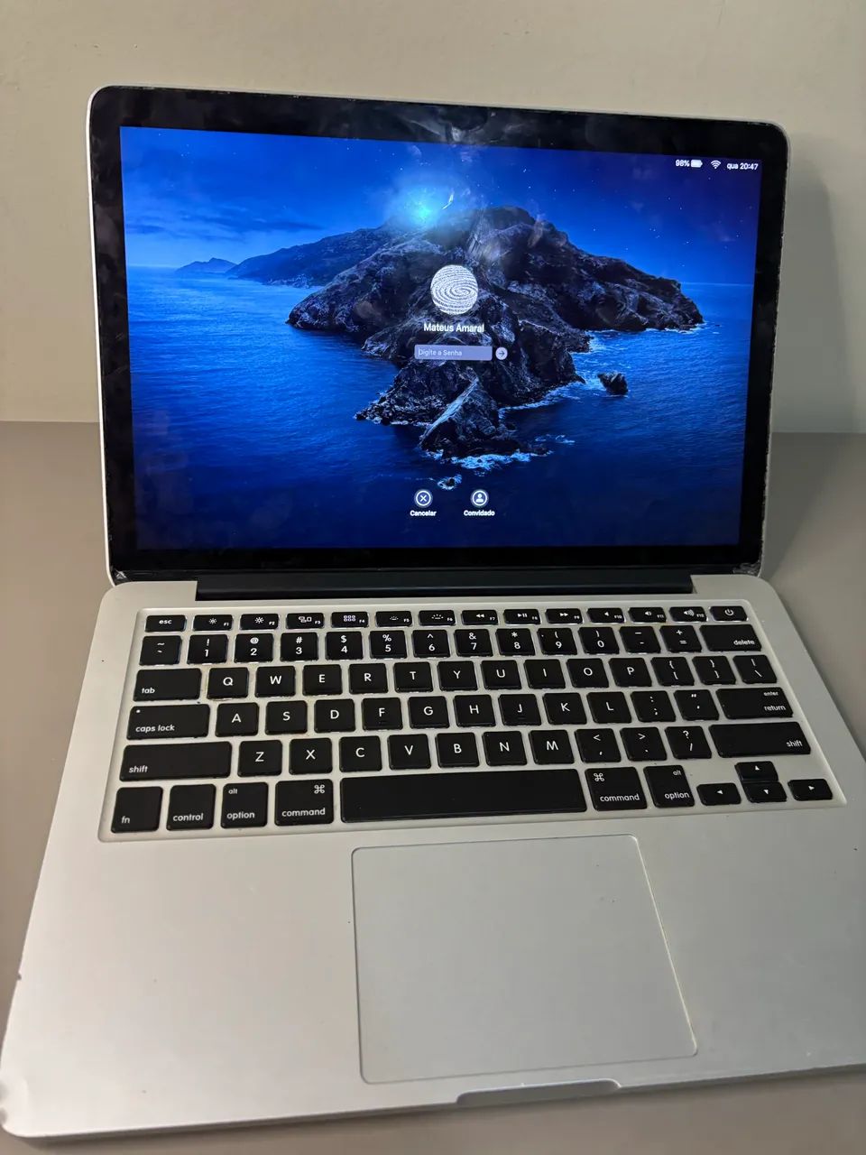 MacBook Pro 8GB 500GB 13インチ 2013 MacBook Pro 2013 Usado 13