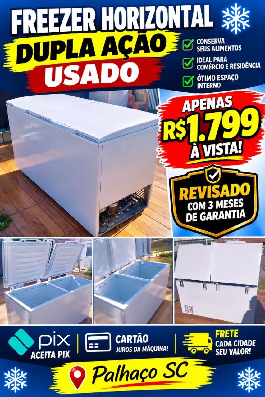 Freezer horizontal 