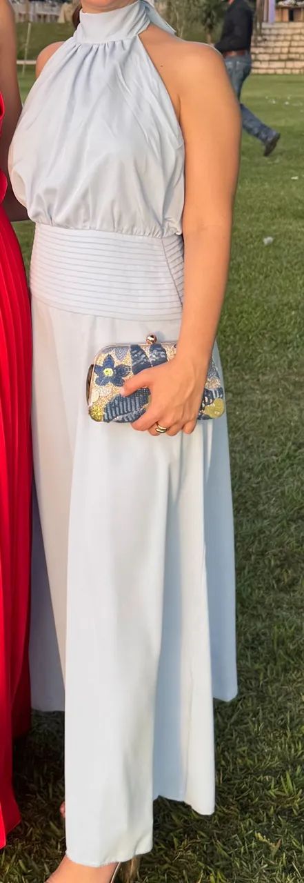 Vestido longo de festa 