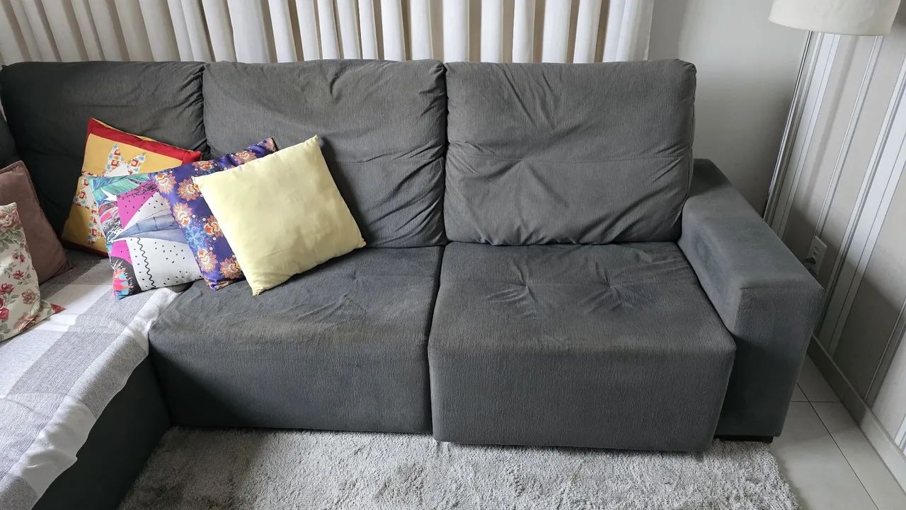 Sofá grande com chaise - Foto 3