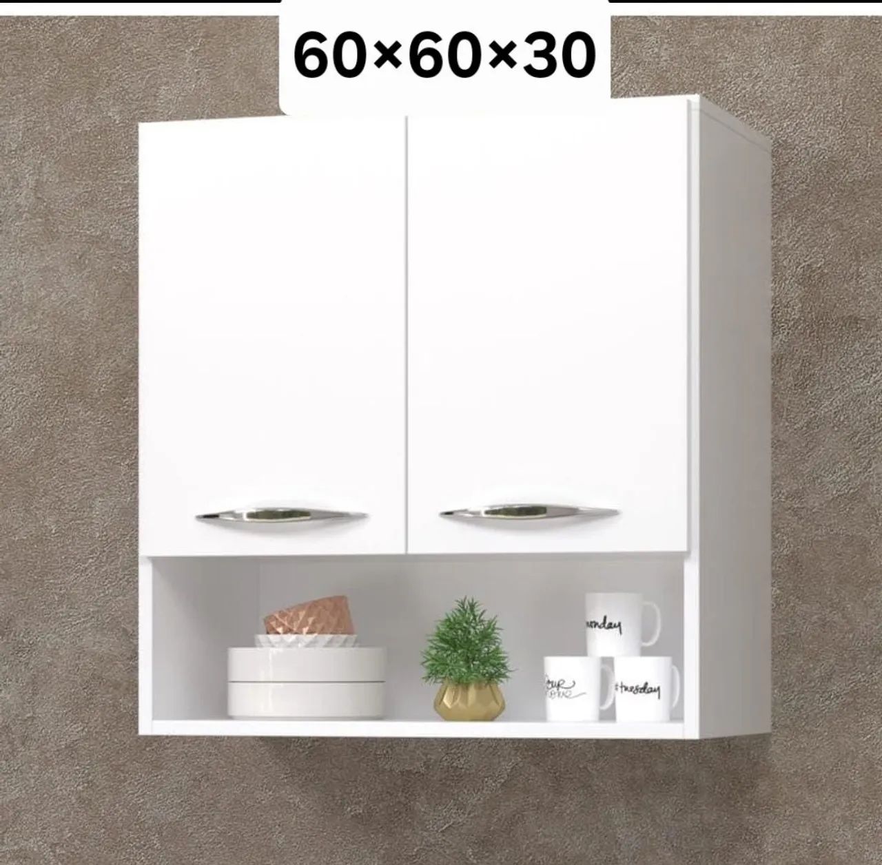 Armários Aéreos 100% MDF Instalação Grátis  - Foto 3