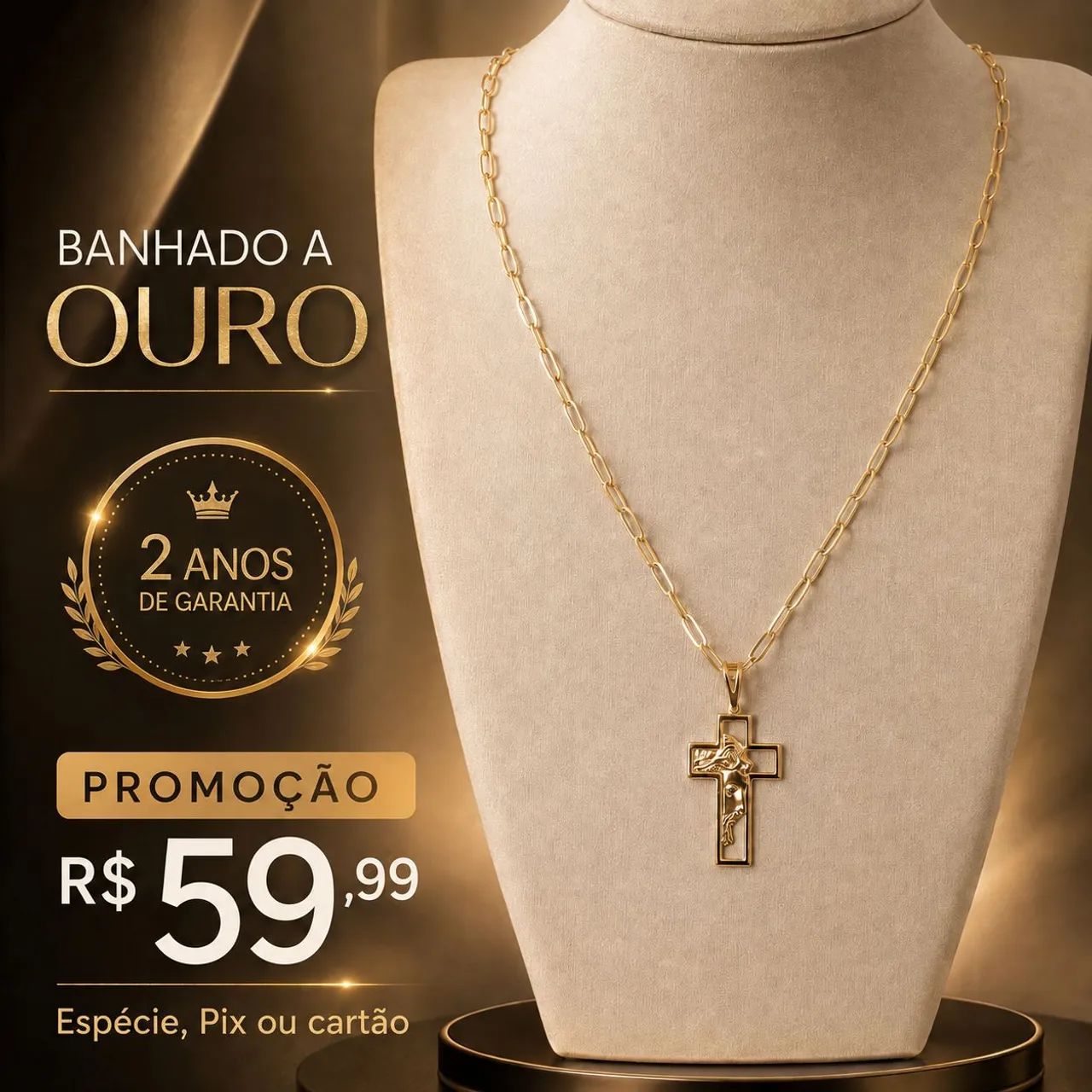 Correntes masculinas com garantia - Foto 3