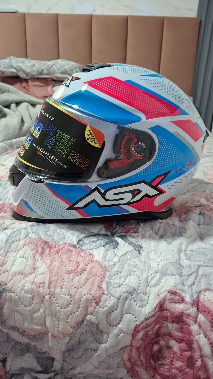 Capacete Feminino ASX NOVO!! - Foto 2