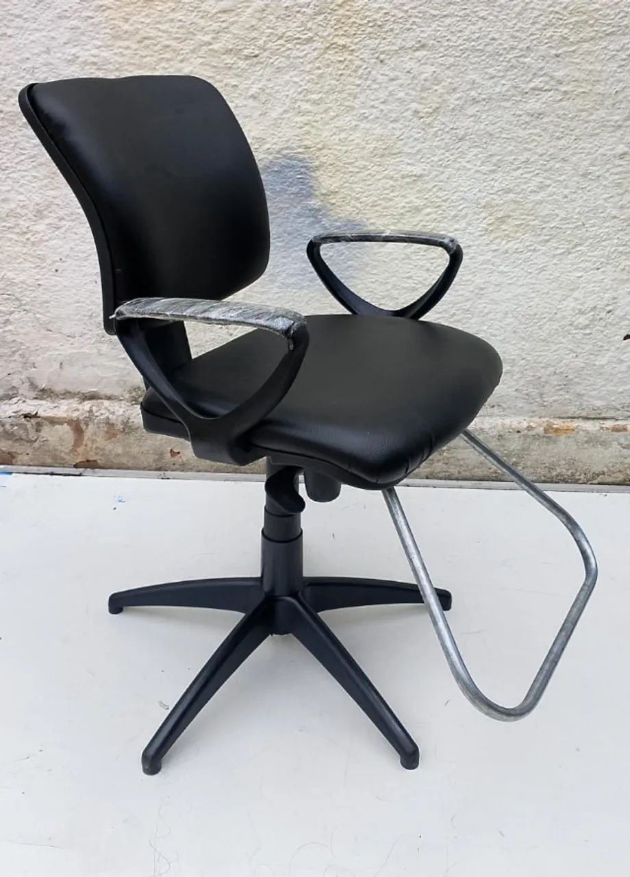 Cadeira salão cabeleireiro reclinável 