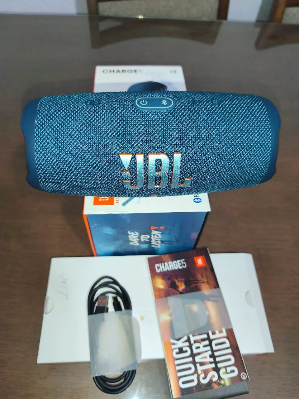 Caixa de som JBL Charge 5 de Barbada  - Foto 3