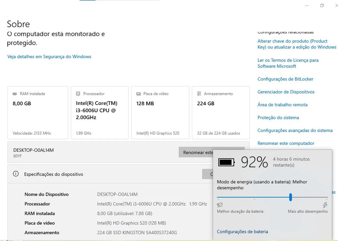 Notebook Lenovo i3 , 8GB RAM, SSD 240GB - Foto 2