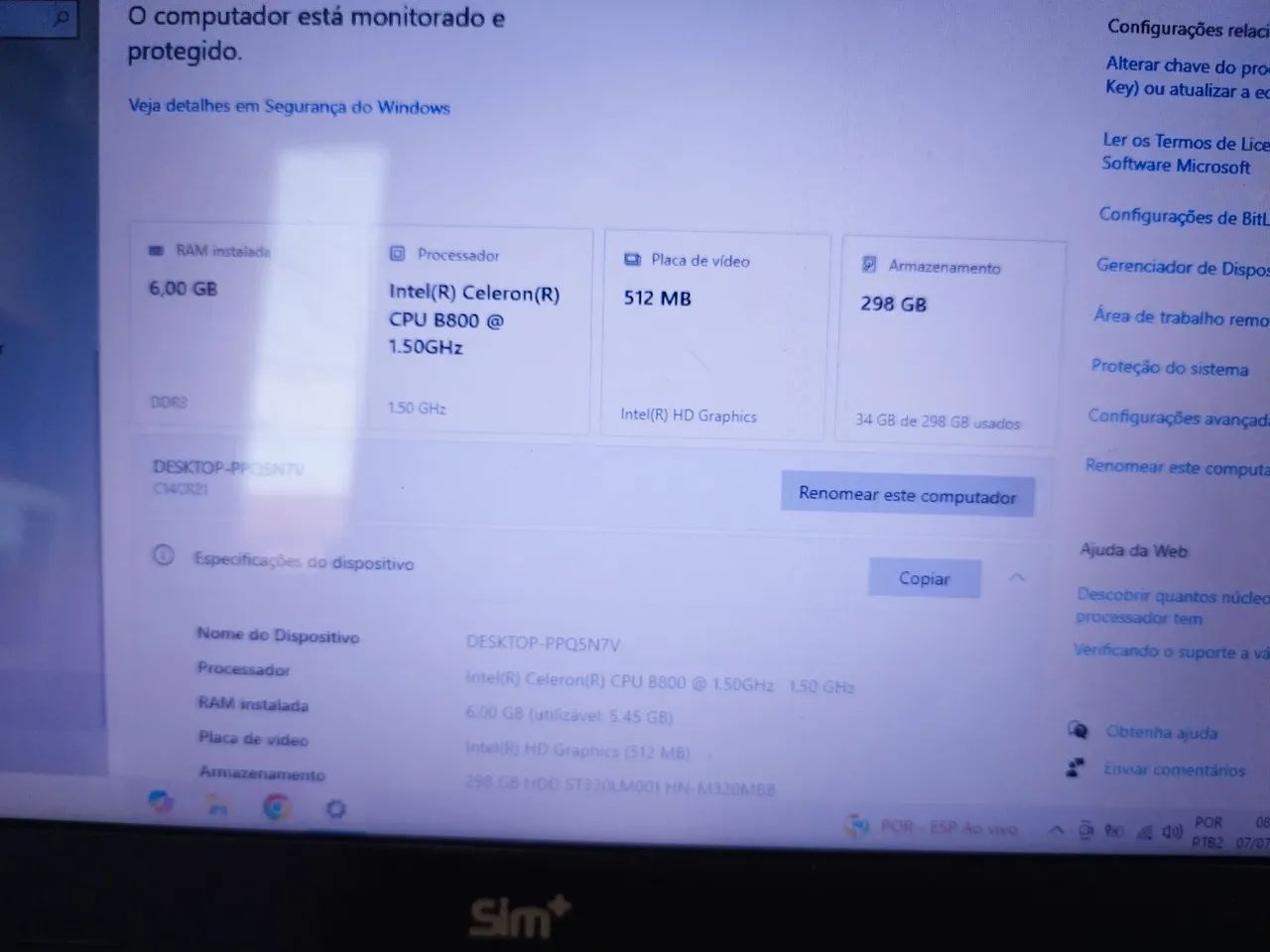 Notebook Sim+ - NAO ENVIE OFERTA  - Foto 3