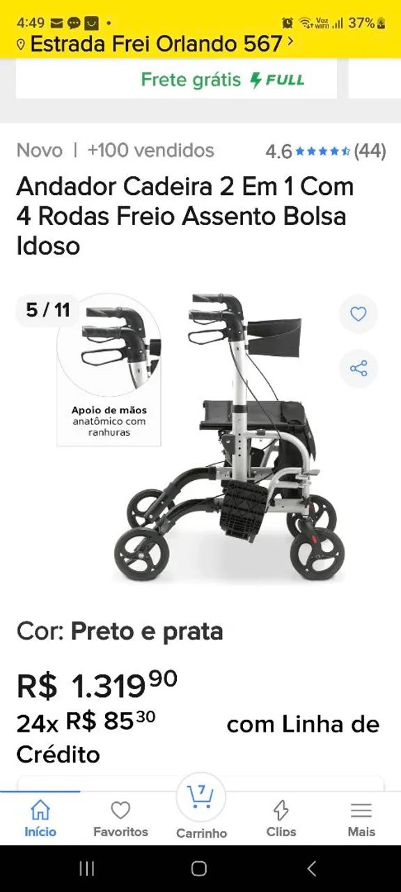 Cadeira de Rodas e Andador - Foto 5